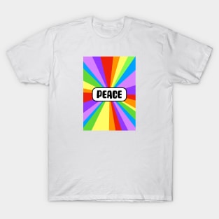 Peace Colour Burst T-Shirt